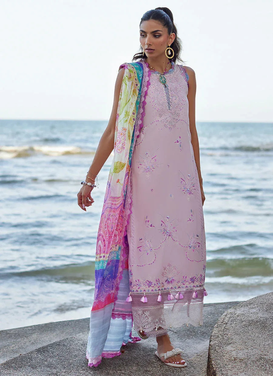 Farah Talib Aziz | Suay Lawn 24 | IZUMI PINK - Aqsa Fabrics