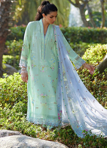 Farah Talib Aziz | Suay Lawn 24 | MISORA MINT - Aqsa Fabrics