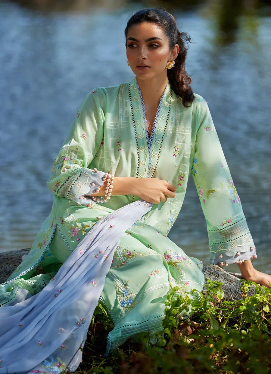 Farah Talib Aziz | Suay Lawn 24 | MISORA MINT - Aqsa Fabrics