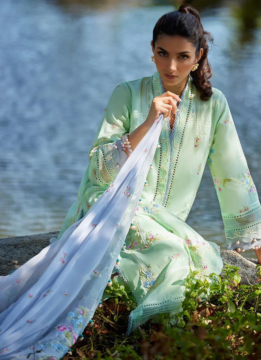 Farah Talib Aziz | Suay Lawn 24 | MISORA MINT - Aqsa Fabrics