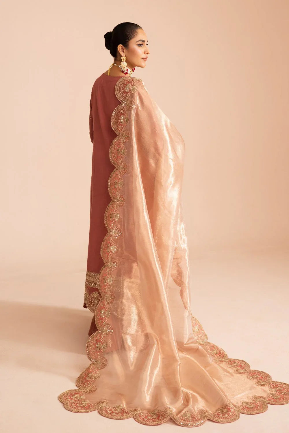 Maryum N Maria | Zircon Formals | FARIBA - MS40072 - Aqsa Fabrics