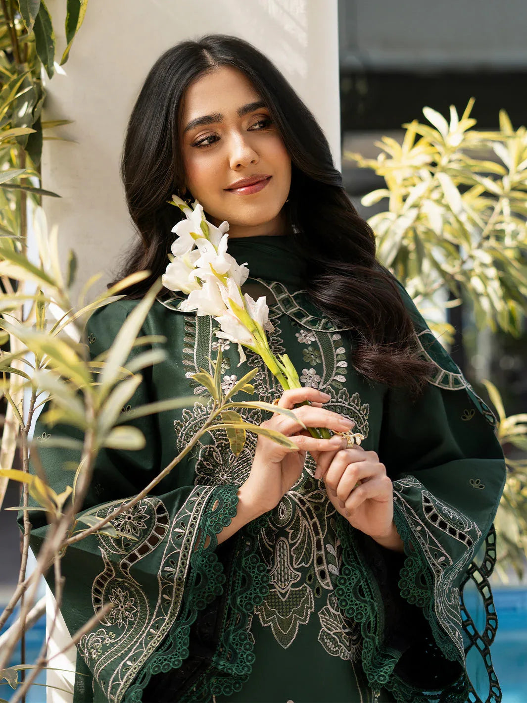Izel | Mahveen Festive Lawn 25 | FATIN - Aqsa Fabrics
