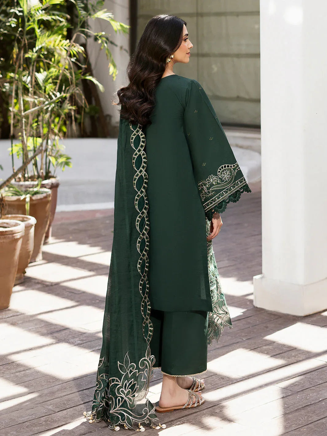 Izel | Mahveen Festive Lawn 25 | FATIN - Aqsa Fabrics
