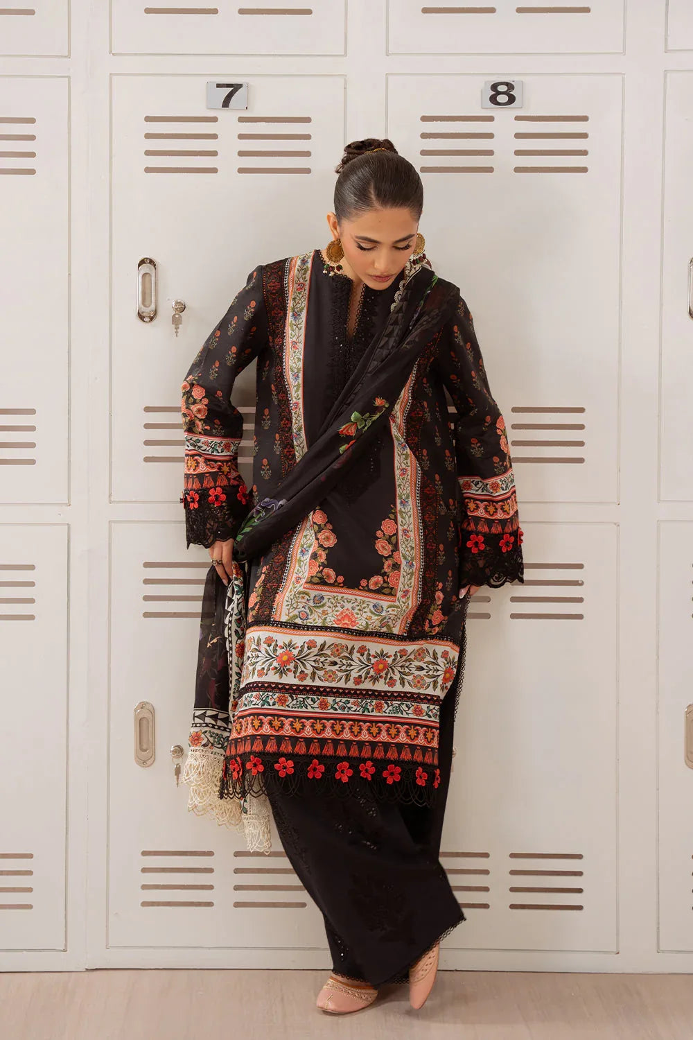 Saira Rizwan | Laanem Summer Lawn 25 | ZUMRA-A-SRL25-07 - Aqsa Fabrics