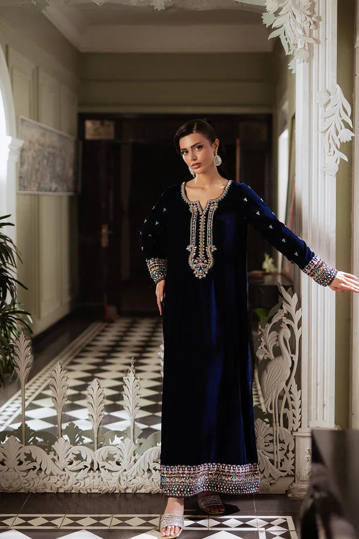 Saira Rizwan | Velvet Pret 25 | ZEHRA-SRVP25-01 - Aqsa Fabrics