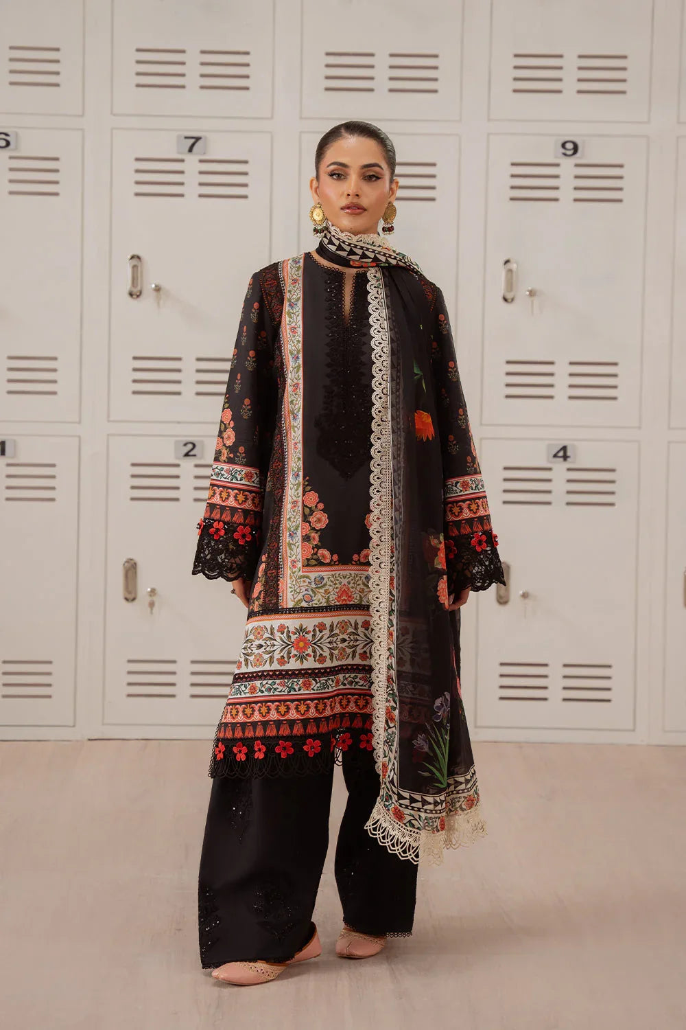 Saira Rizwan | Laanem Summer Lawn 25 | ZUMRA-A-SRL25-07 - Aqsa Fabrics