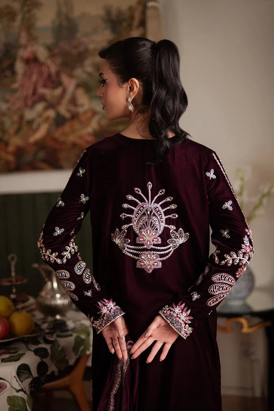 Saira Rizwan | Velvet Pret 25 | SHABNAM-SRVP25-05 - Aqsa Fabrics