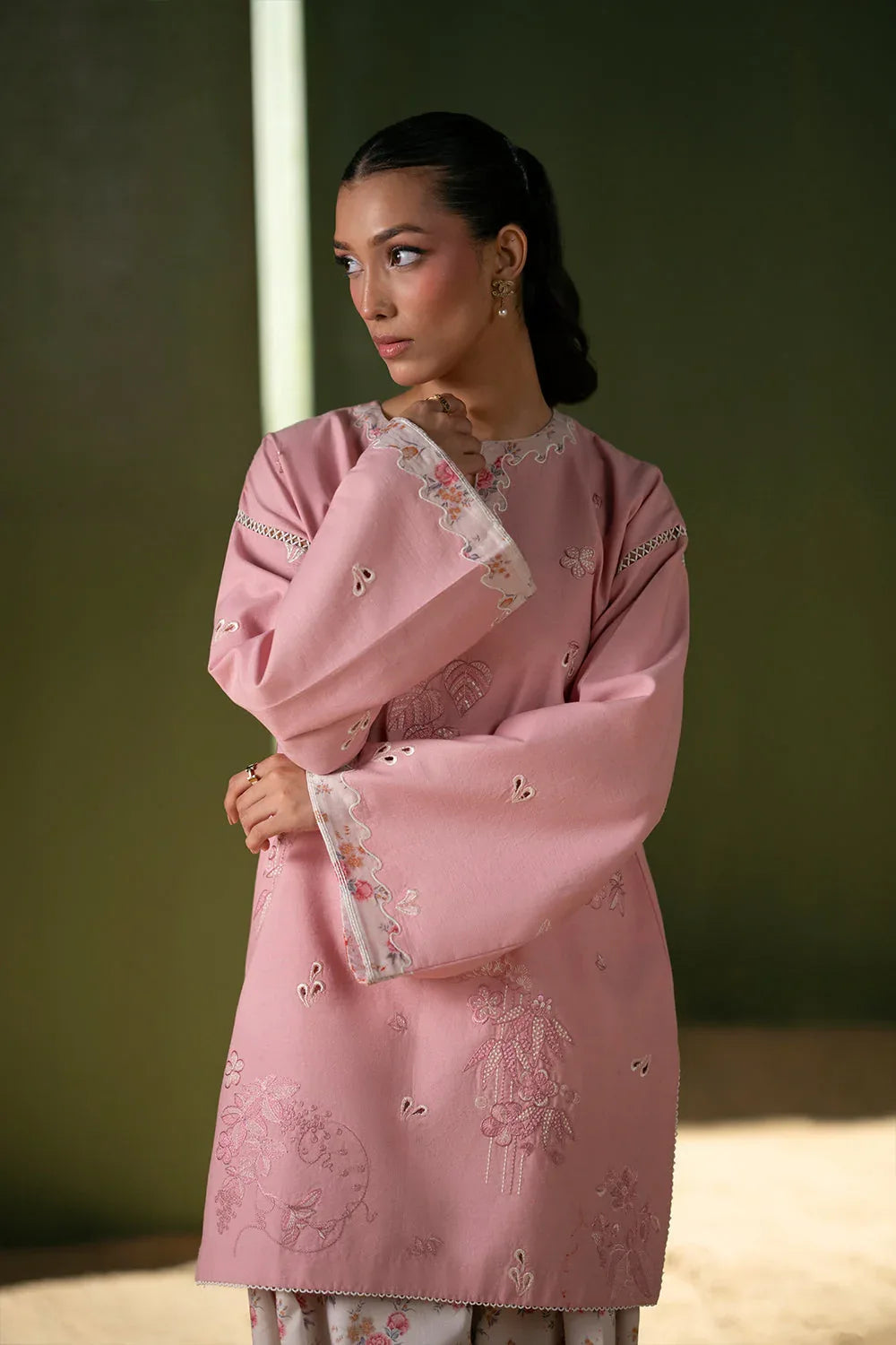 Saira Rizwan | Joolie Co ords | JOOLIE PINK - JBP25-08 - Aqsa Fabrics