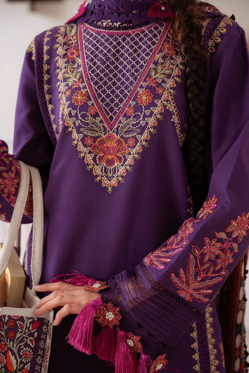 Saira Rizwan | Laanem Summer Lawn 25 | ELIF-B-SRL25-05 - Aqsa Fabrics