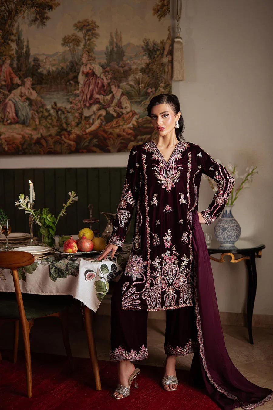 Saira Rizwan | Velvet Pret 25 | SHABNAM-SRVP25-05 - Aqsa Fabrics