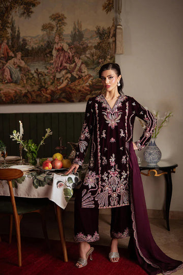 Saira Rizwan | Velvet Pret 25 | SHABNAM-SRVP25-05 - Aqsa Fabrics