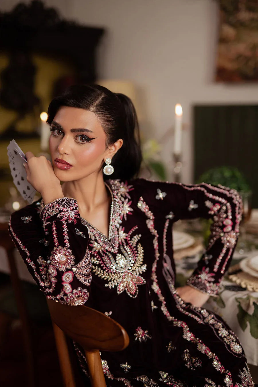 Saira Rizwan | Velvet Pret 25 | SHABNAM-SRVP25-05 - Aqsa Fabrics