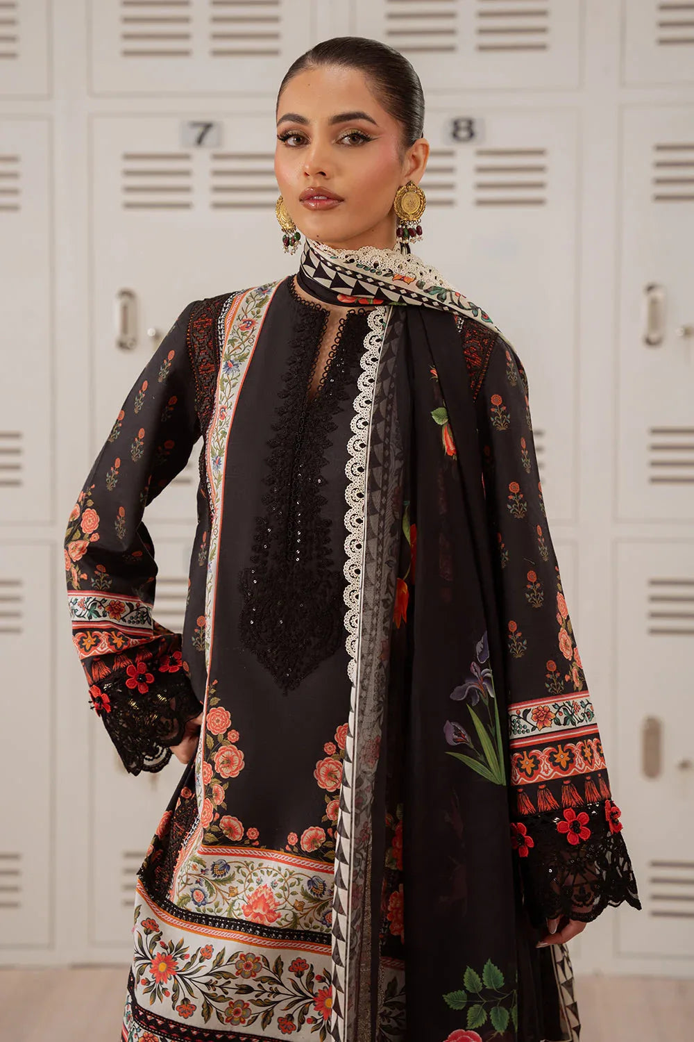 Saira Rizwan | Laanem Summer Lawn 25 | ZUMRA-A-SRL25-07 - Aqsa Fabrics
