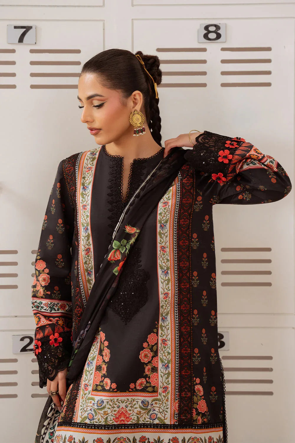 Saira Rizwan | Laanem Summer Lawn 25 | ZUMRA-A-SRL25-07 - Aqsa Fabrics