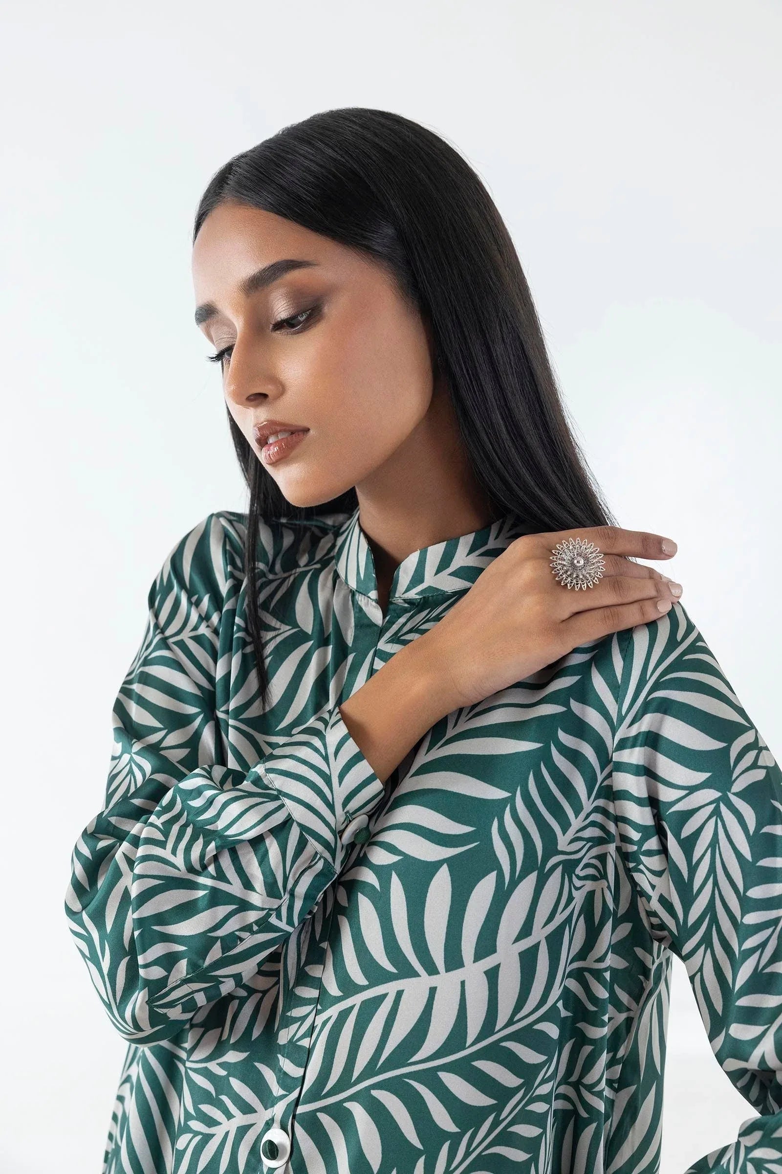 Sana Safinaz | Silk Tunics | FW24STP804P2T - Aqsa Fabrics
