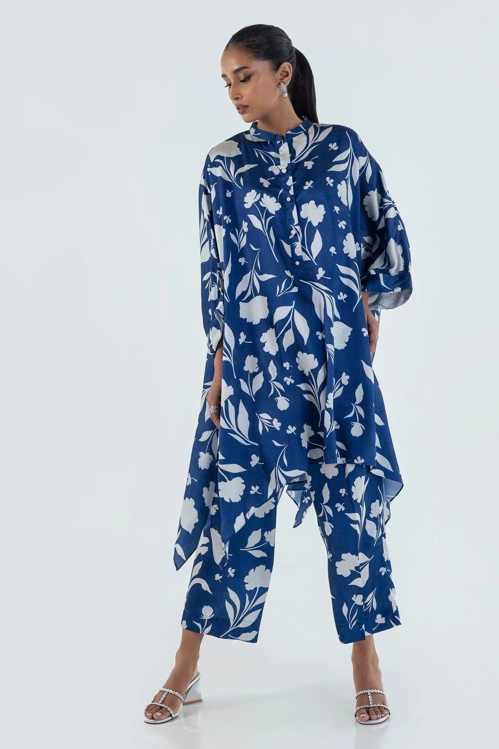 Sana Safinaz | Silk Tunics | FW24STP819P2T - Aqsa Fabrics