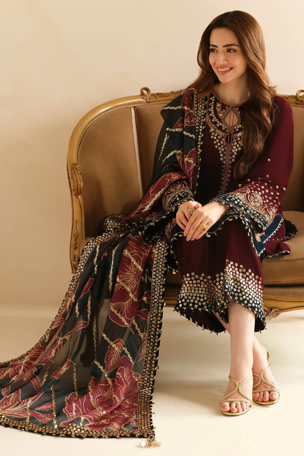 Jazmin | Velvet Edit 24 | Velvet Formal VF-2038 - Aqsa Fabrics