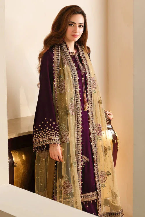 Jazmin | Velvet Edit 24 | VF-2032 - Aqsa Fabrics