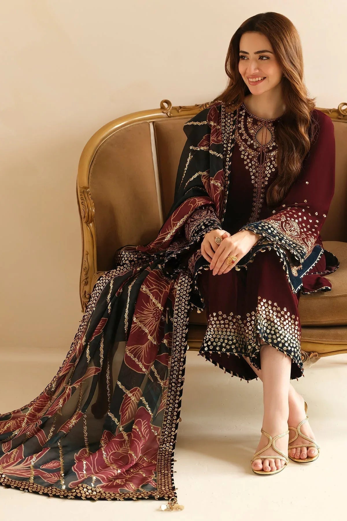 Jazmin | Velvet Edit 24 | Velvet Formal VF-2038 - Aqsa Fabrics
