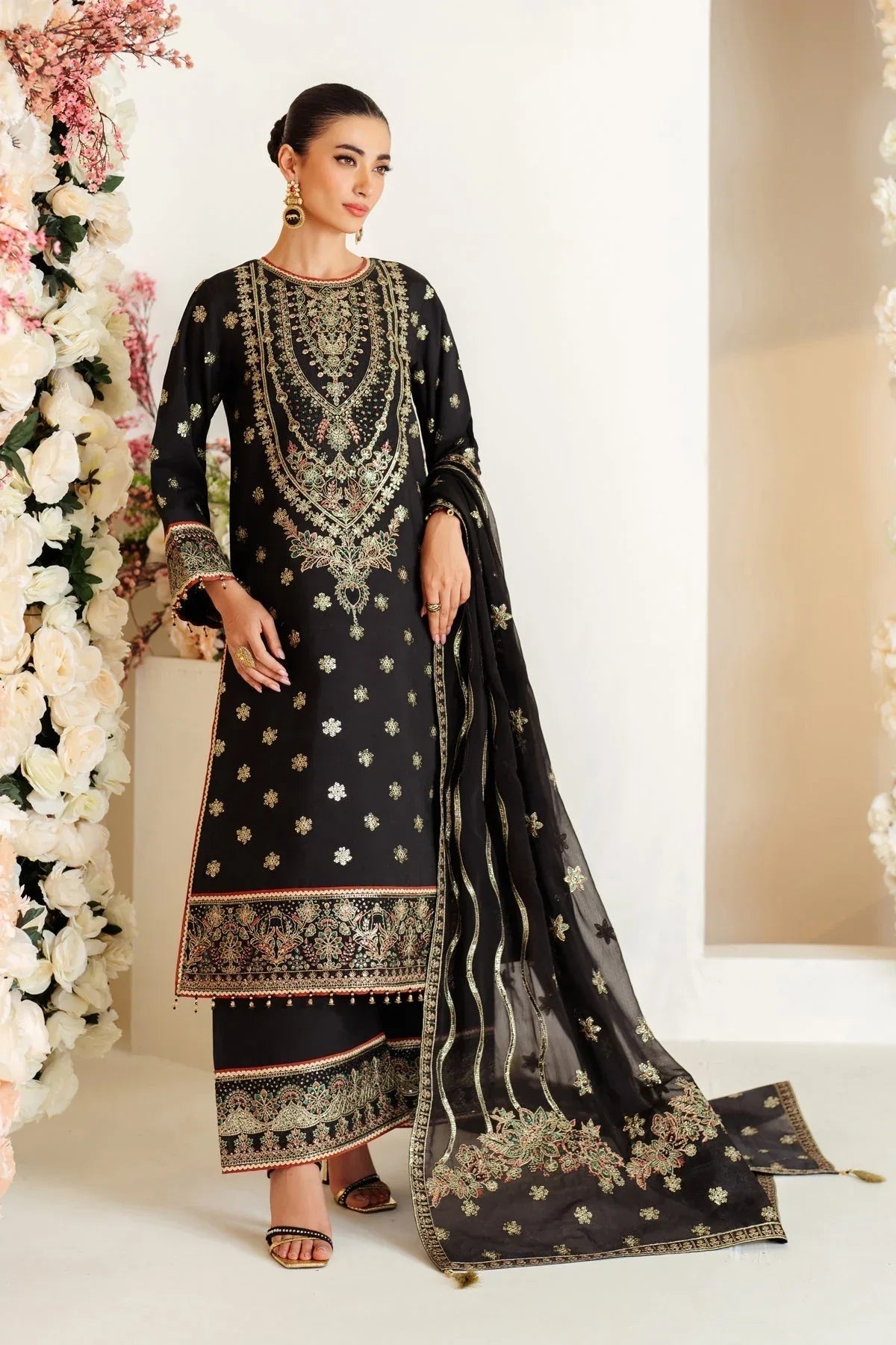 Alizeh | Luxury Raw Silk | AF-RS-07-GALE - Aqsa Fabrics