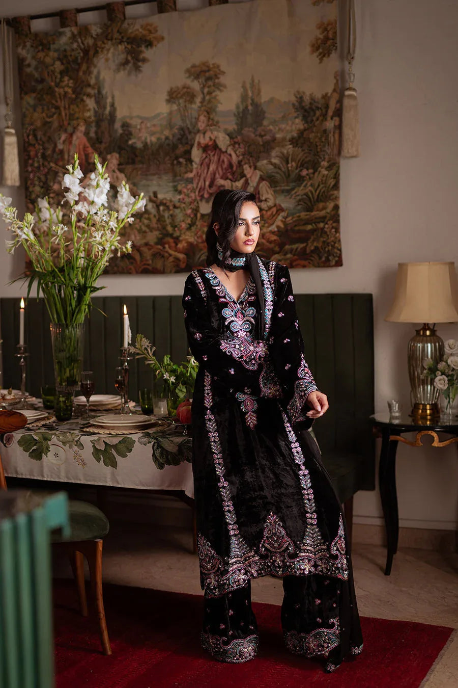 Saira Rizwan | Velvet Pret 25 | ZARQ-SRVP25-03 - Aqsa Fabrics