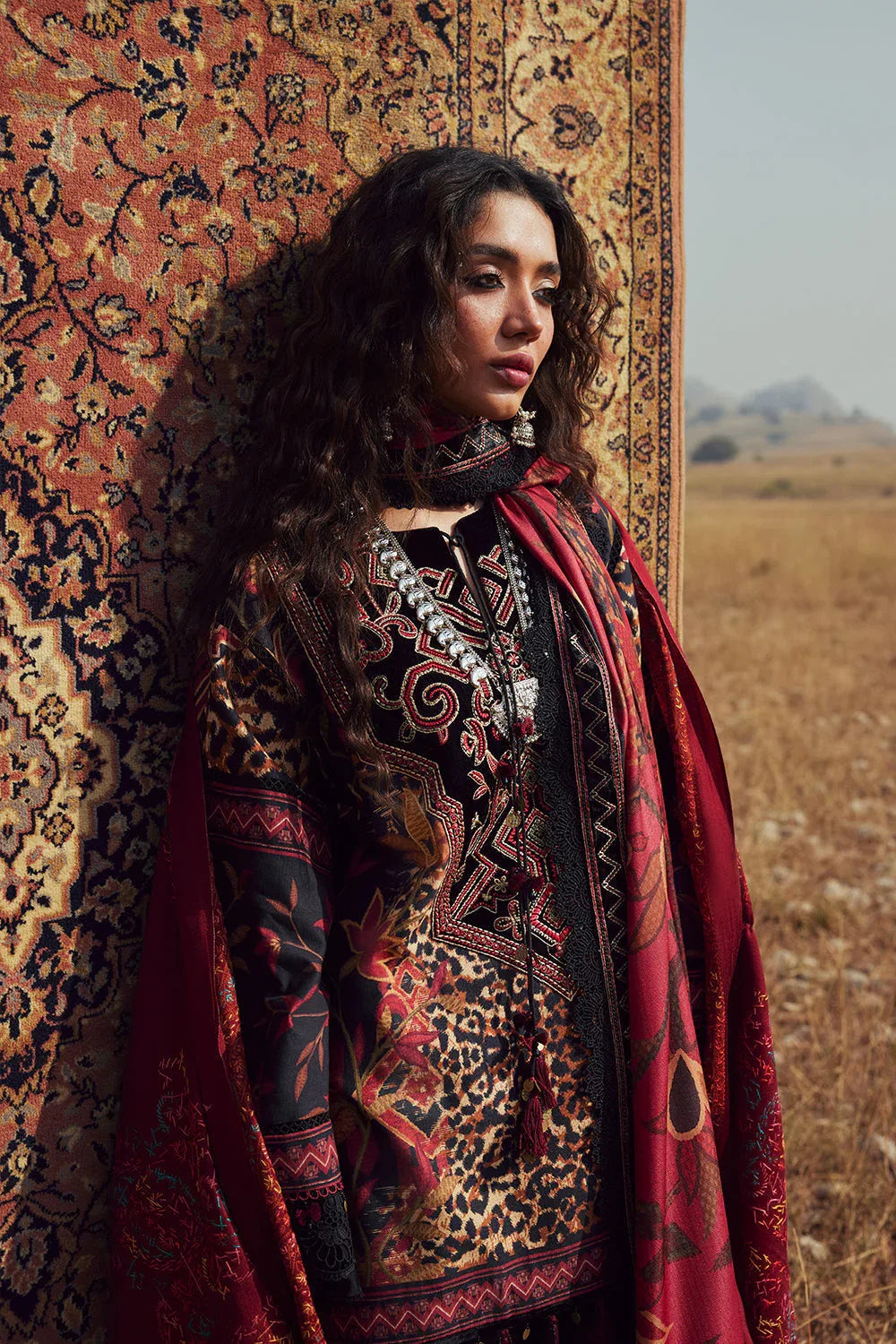 Saira Rizwan | Winter Khaddar 25 | NAZ-SRW25-09 - Aqsa Fabrics
