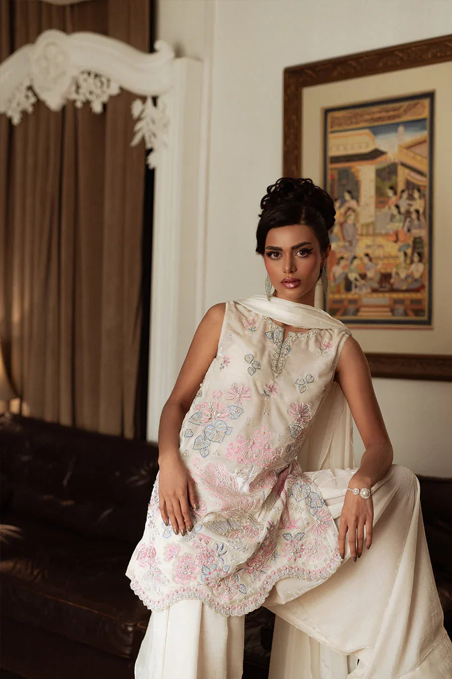 Saira Rizwan | Velvet Pret 25 | NARGIS-SRVP25-07 - Aqsa Fabrics