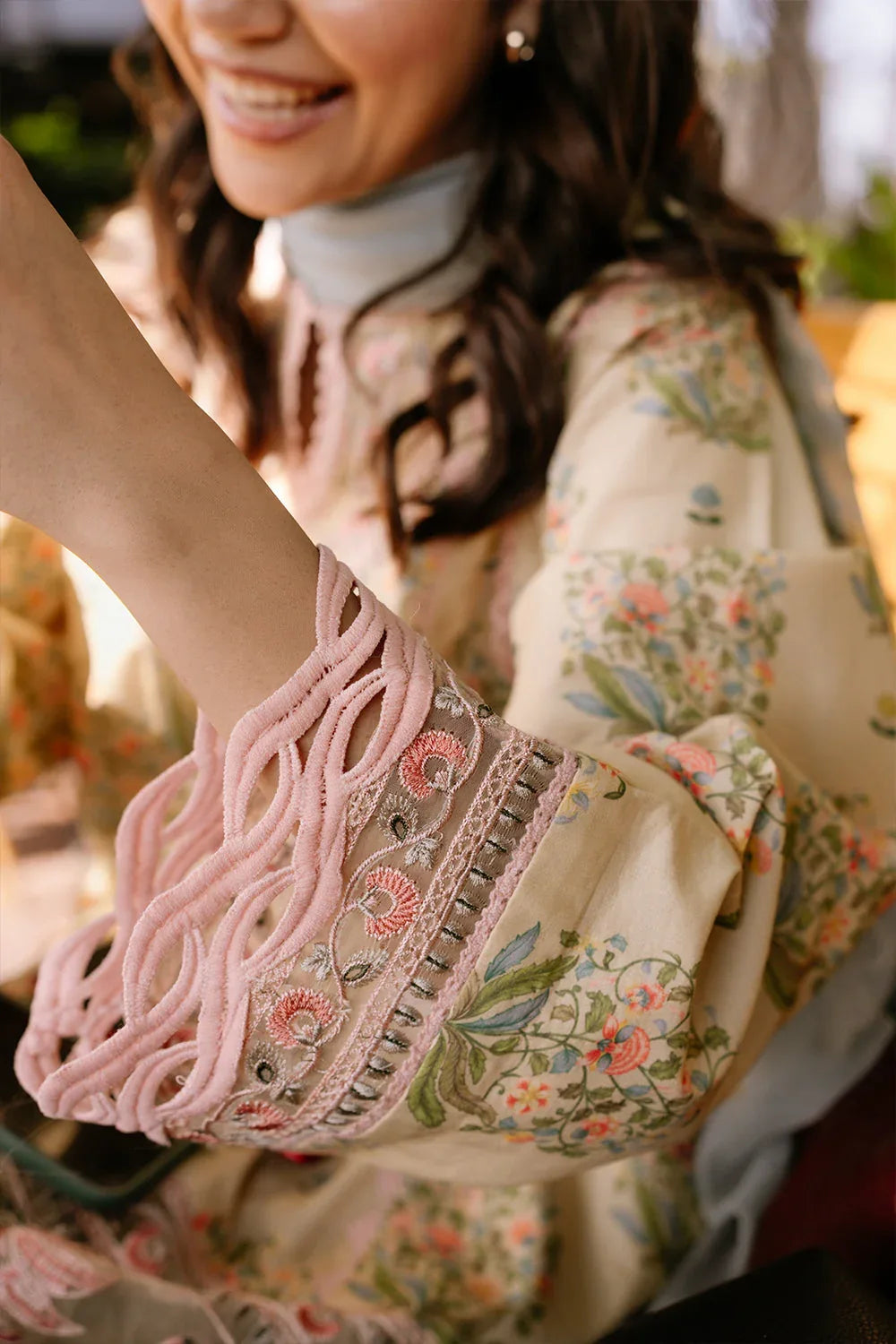 Saira Rizwan | Laanem Summer Lawn 25 | NERIDA-A-SRL25-02 - Aqsa Fabrics