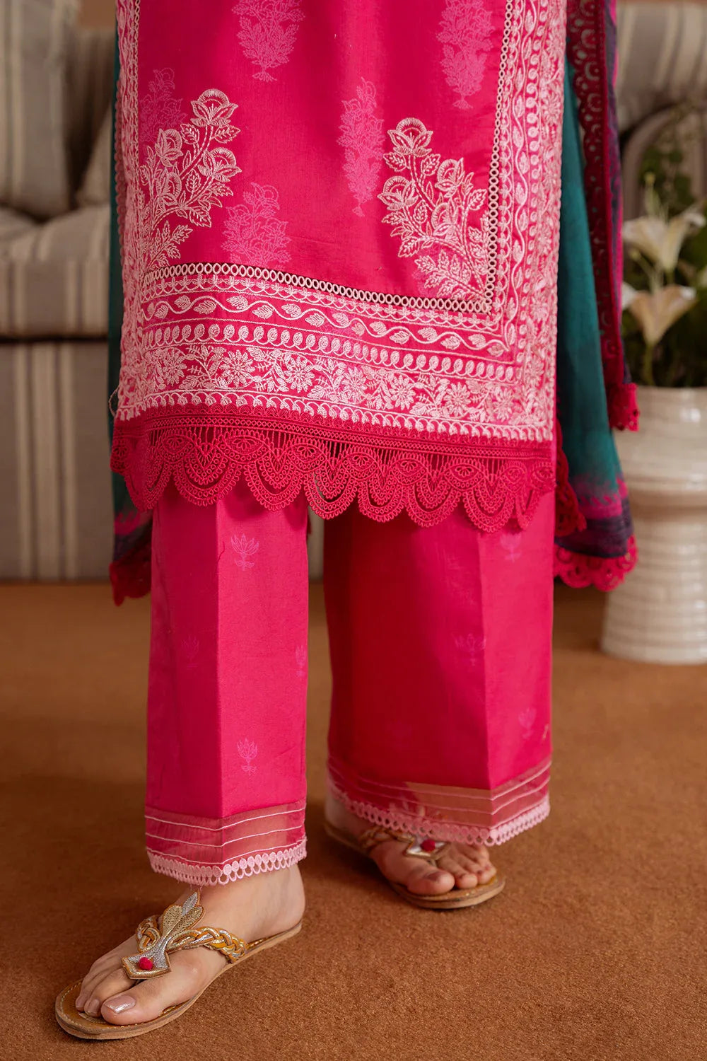 Saira Rizwan | Laanem Summer Lawn 25 | ELARA-A-SRL25-01 - Aqsa Fabrics