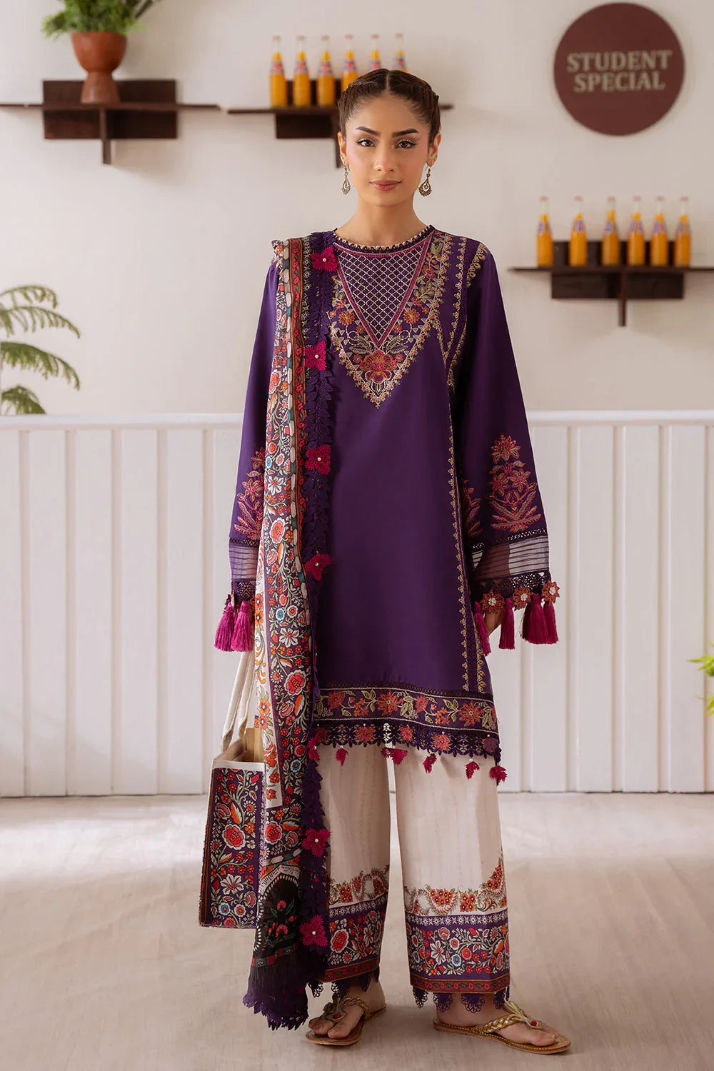 Saira Rizwan | Laanem Summer Lawn 25 | ELIF-B-SRL25-05 - Aqsa Fabrics