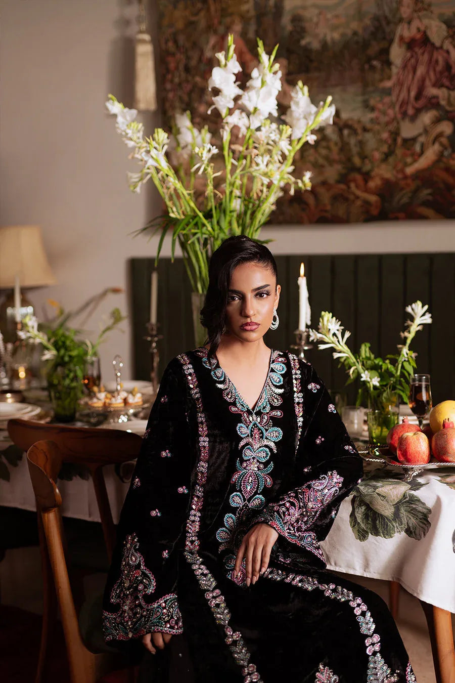 Saira Rizwan | Velvet Pret 25 | ZARQ-SRVP25-03 - Aqsa Fabrics