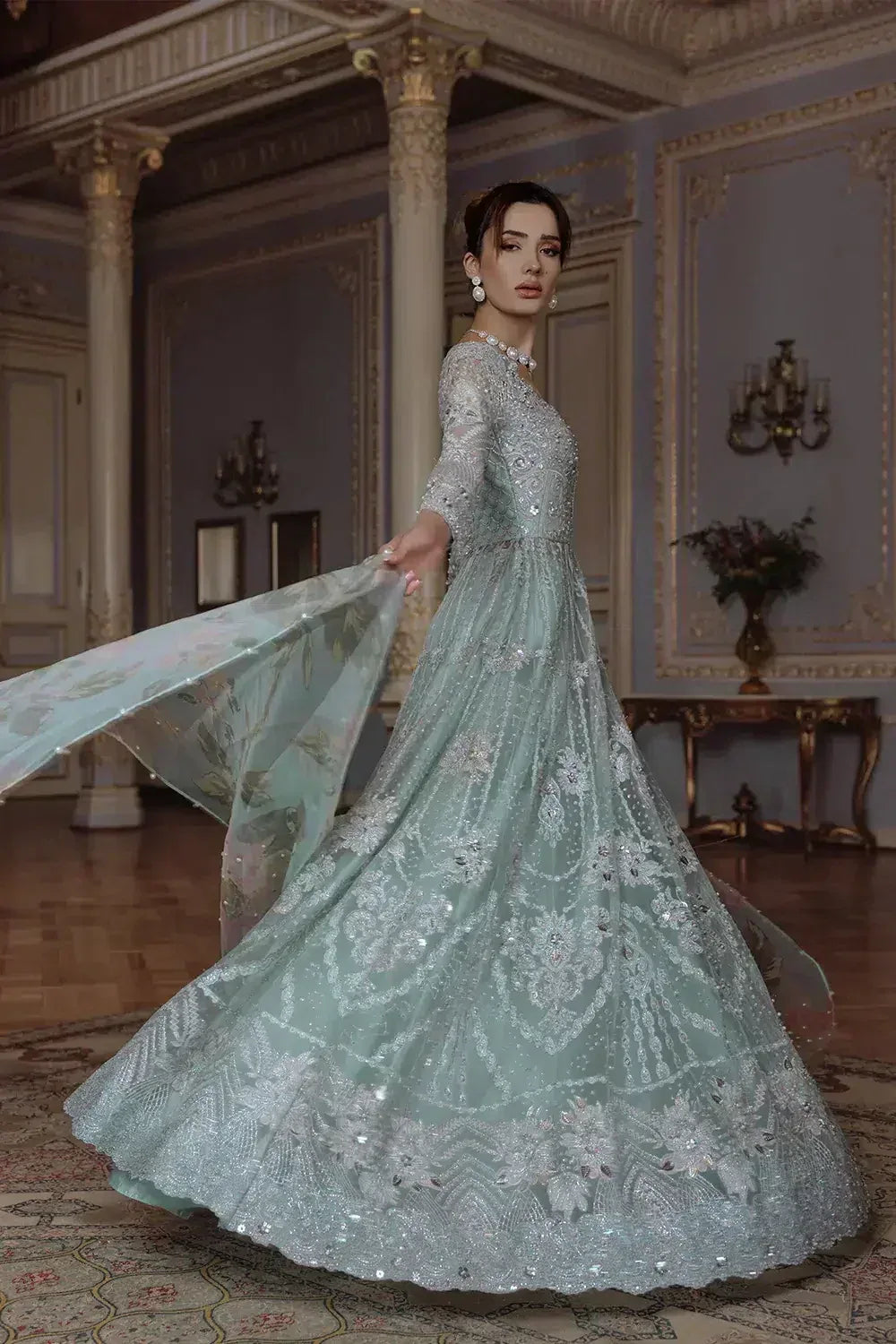 Saira Rizwan | Lumiere Festive 23 | SR-07 - Aqsa Fabrics