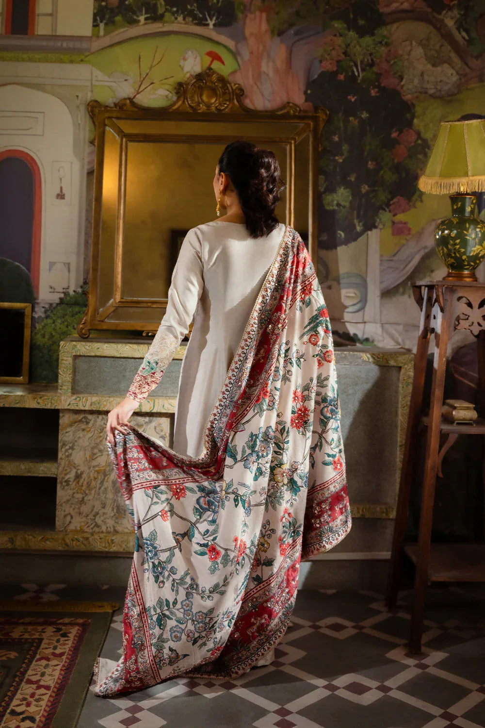 Saira Rizwan | Dahini Silk Pret | DUNE - SRLP01-25 - Aqsa Fabrics