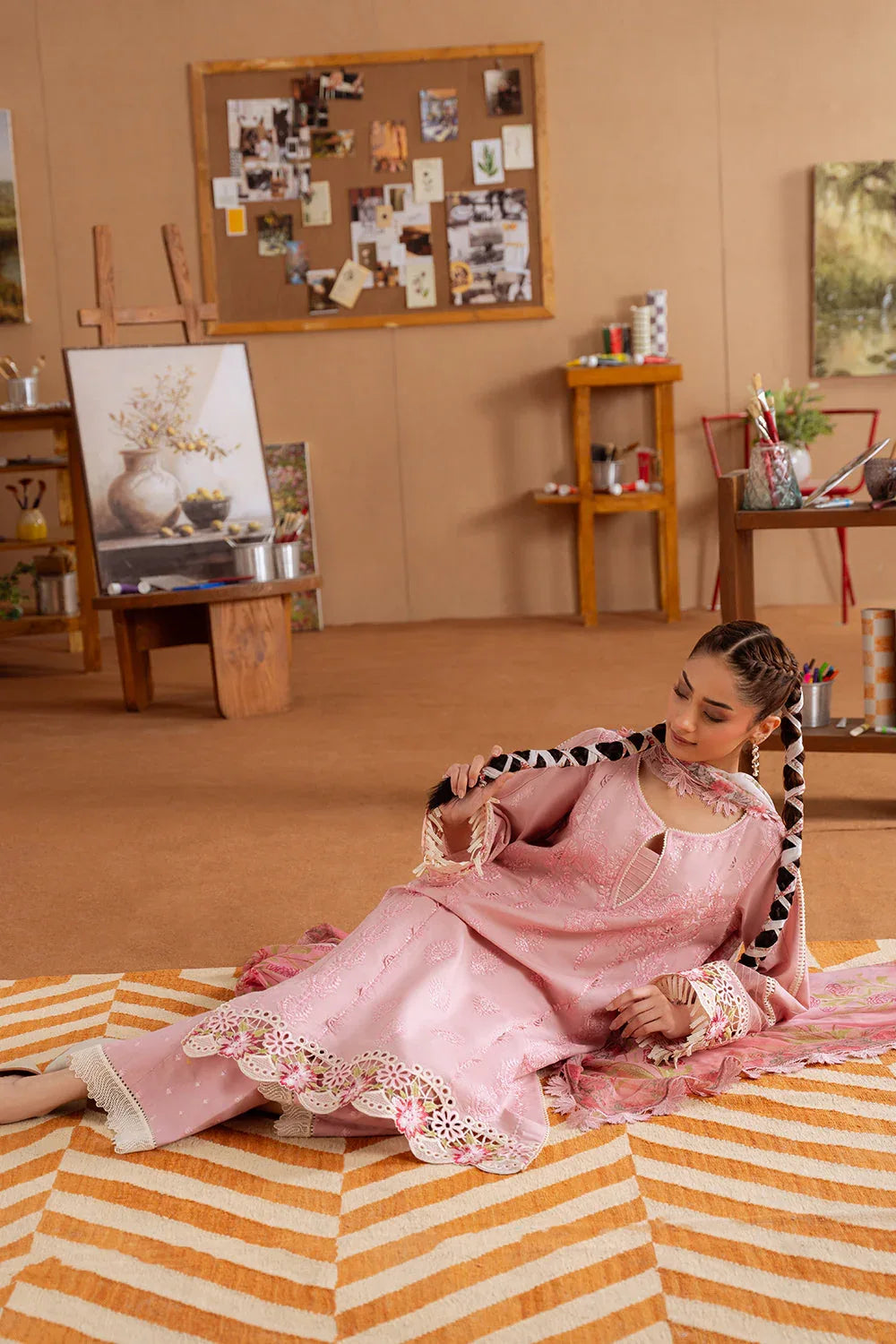 Saira Rizwan | Laanem Summer Lawn 25 | LEYLA-B-SRL25-04 - Aqsa Fabrics
