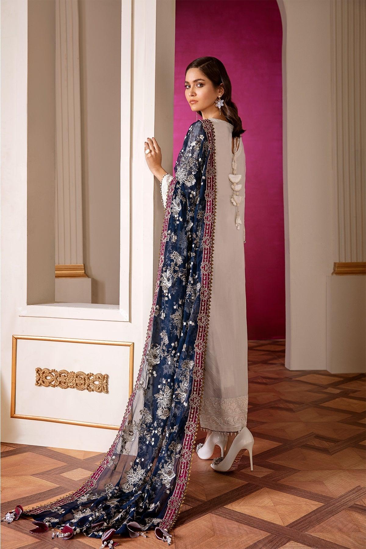 EMBROIDERED CHIFFON CH07-02 STITCHED