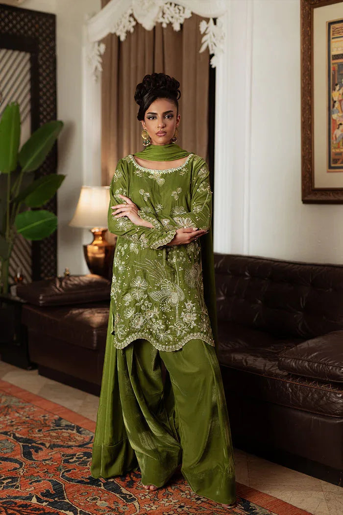 Saira Rizwan | Velvet Pret 25 | KAHWA-SRVP25-08 - Aqsa Fabrics