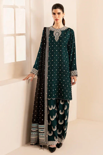 Jazmin | Formals Collection | Raw Silk UR-7035 - Aqsa Fabrics