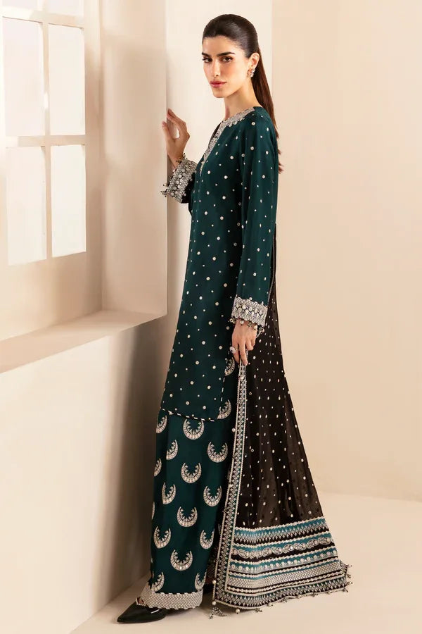 Jazmin | Formals Collection | Raw Silk UR-7035 - Aqsa Fabrics