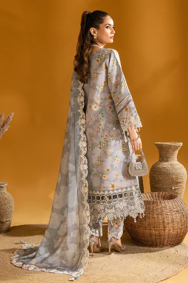 Alizeh | Maahi Embroidered Lawn | Lina - Aqsa Fabrics