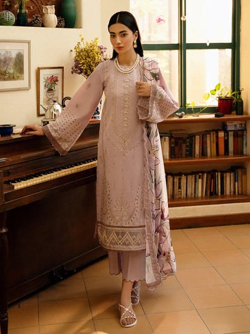 Izel | Dastak Luxury Lawn | GUL - Aqsa Fabrics