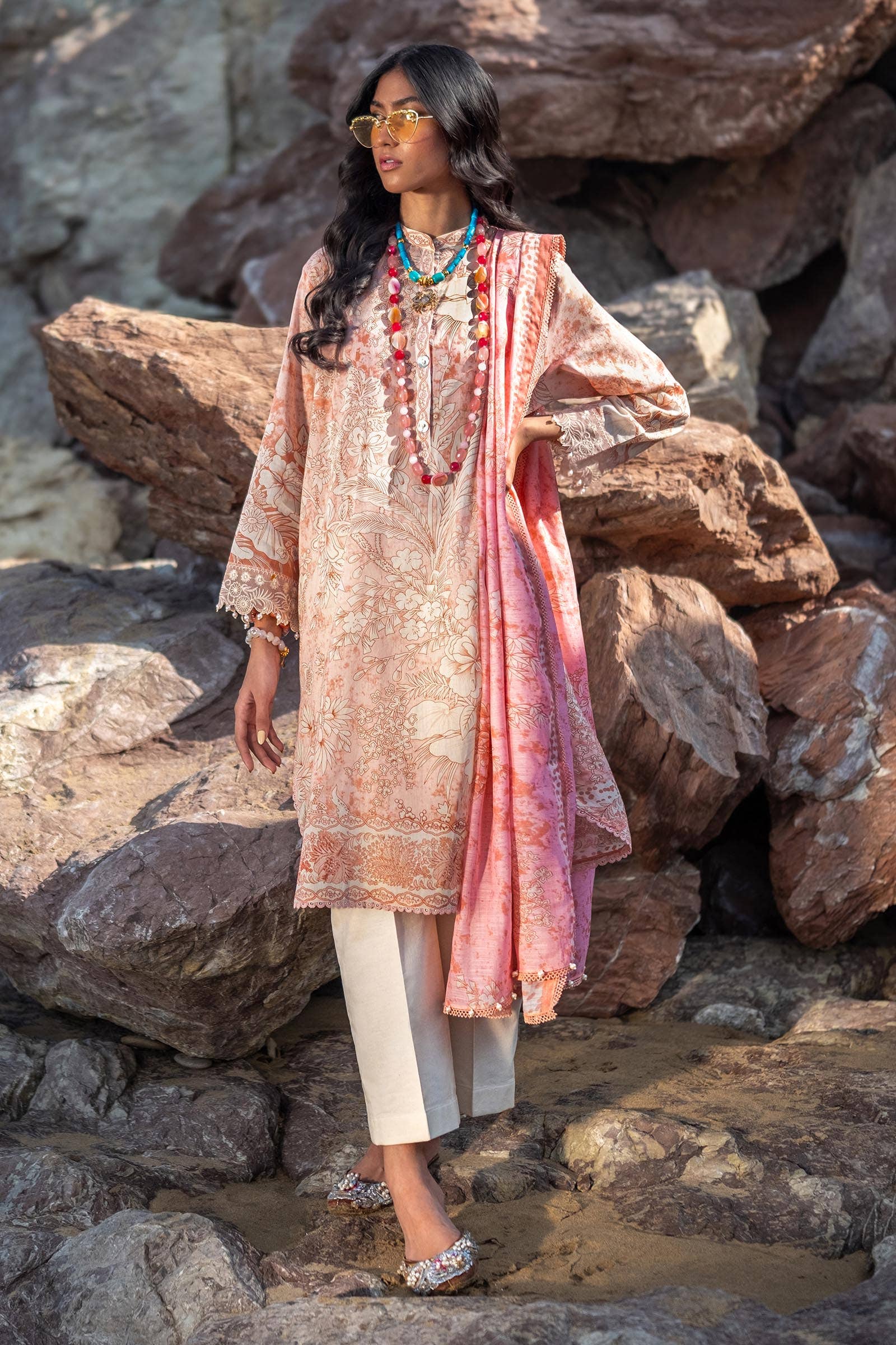 Sana Safinaz | Mahay Spring 24 | H241-009B-2DD - Aqsa Fabrics