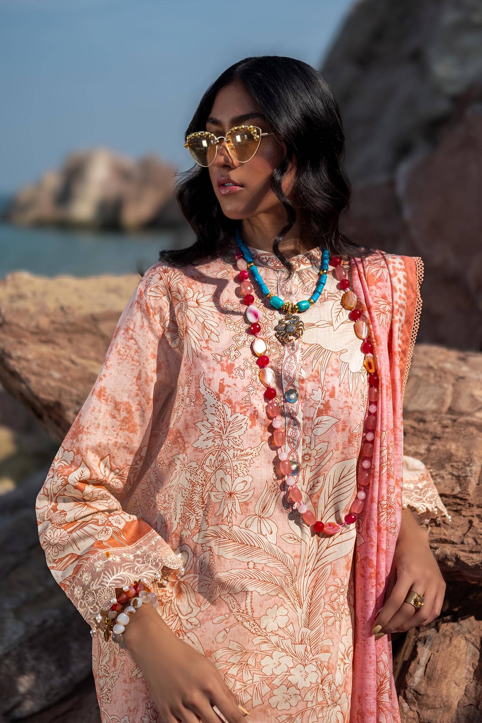 Sana Safinaz | Mahay Spring 24 | H241-009B-2DD - Aqsa Fabrics