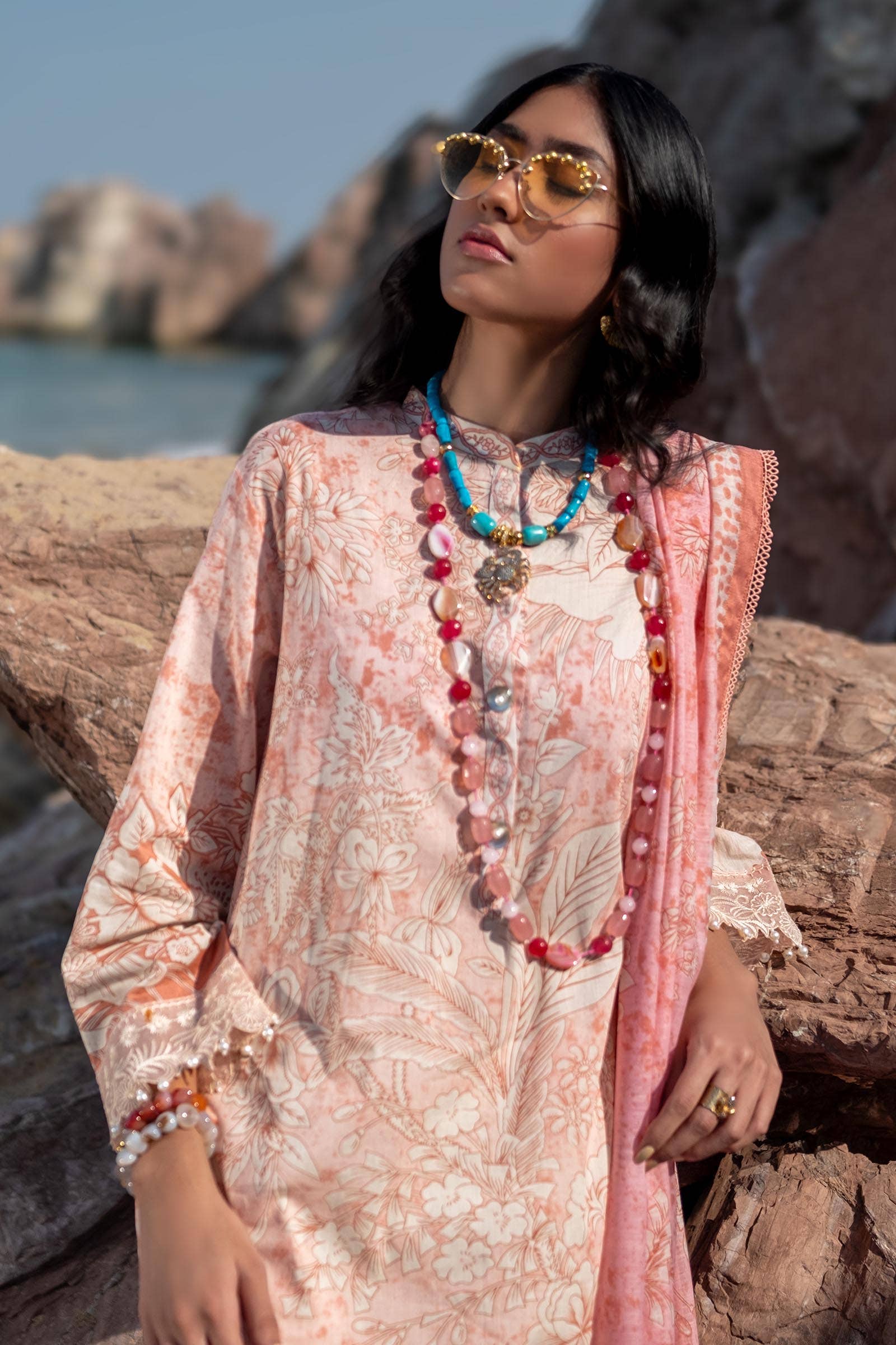 Sana Safinaz | Mahay Spring 24 | H241-009B-2DD - Aqsa Fabrics