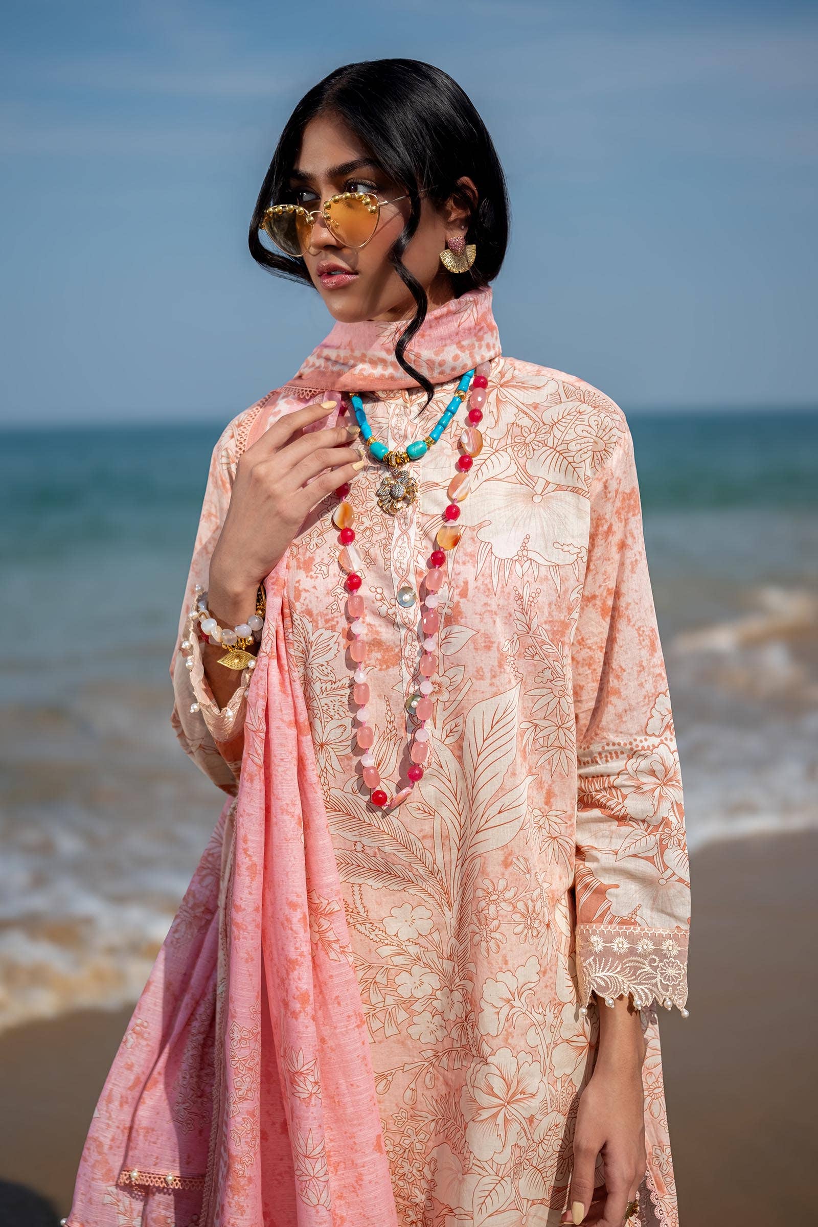Sana Safinaz | Mahay Spring 24 | H241-009B-2DD - Aqsa Fabrics