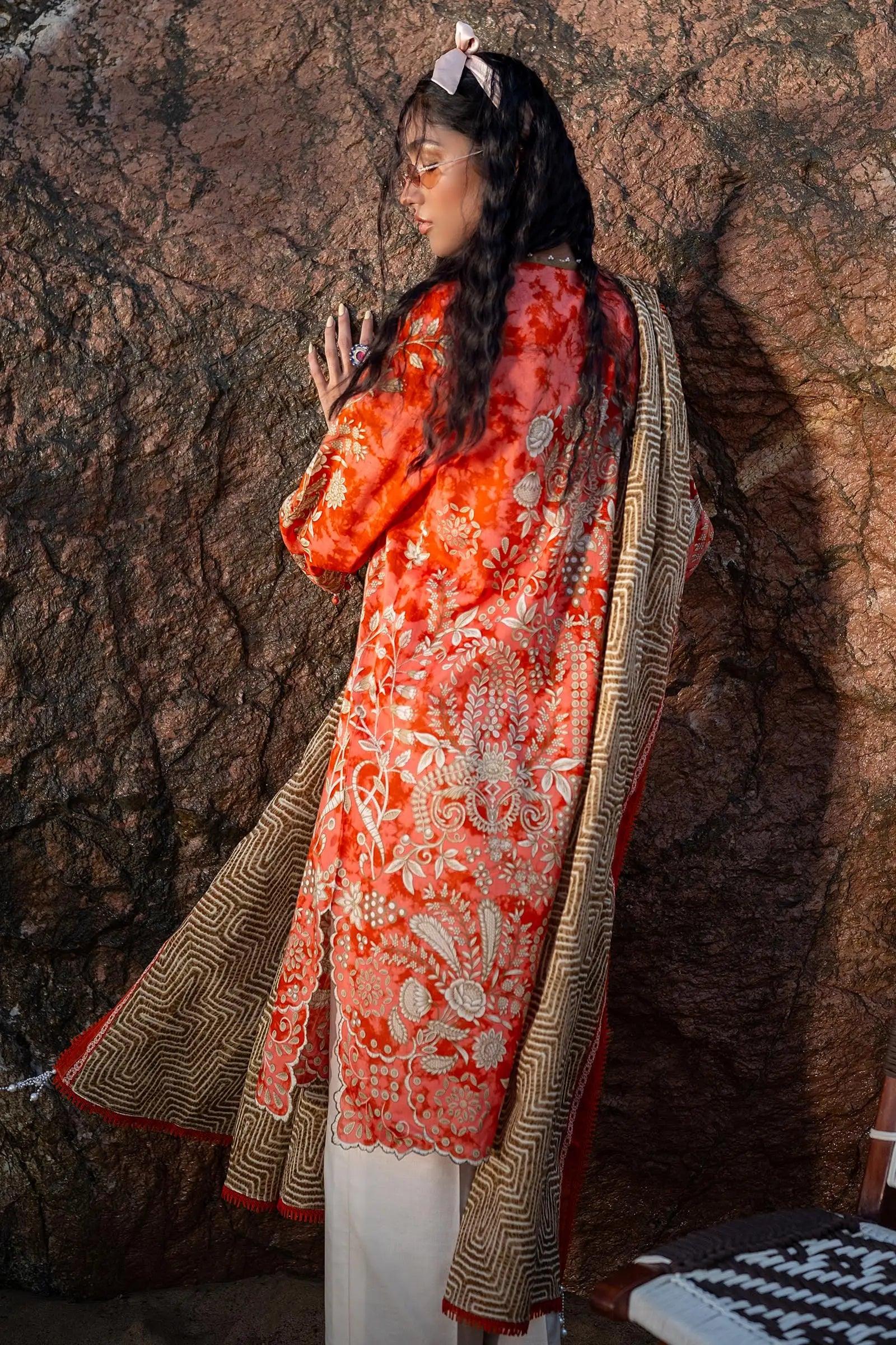 Sana Safinaz | Mahay Spring 24 | H241-018A-2BG - Aqsa Fabrics