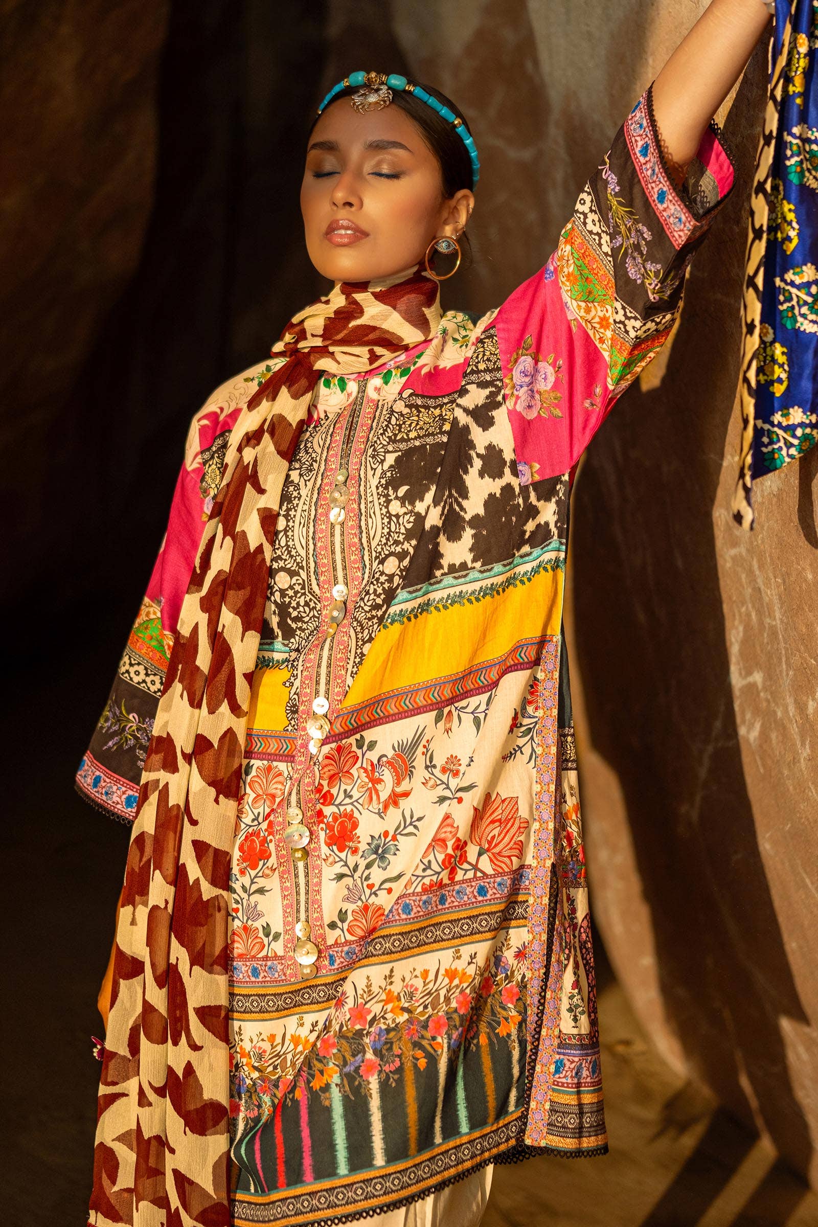 Sana Safinaz | Mahay Spring 24 | H241-027A-2I - Aqsa Fabrics
