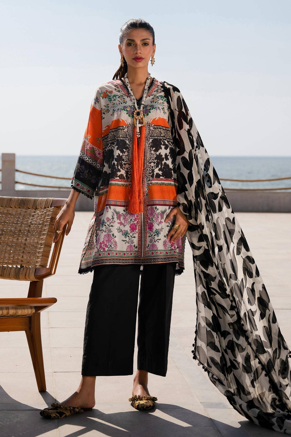 Sana Safinaz | Mahay Spring 24 | H241-027B-2I - Aqsa Fabrics