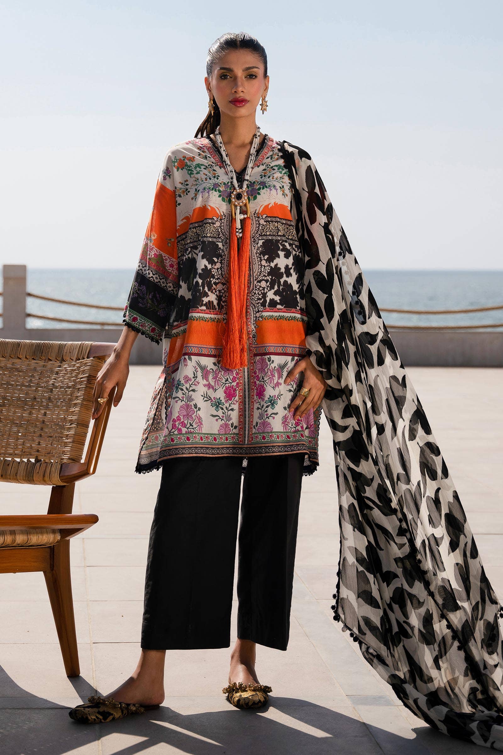 Sana Safinaz | Mahay Spring 24 | H241-027B-2I - Aqsa Fabrics