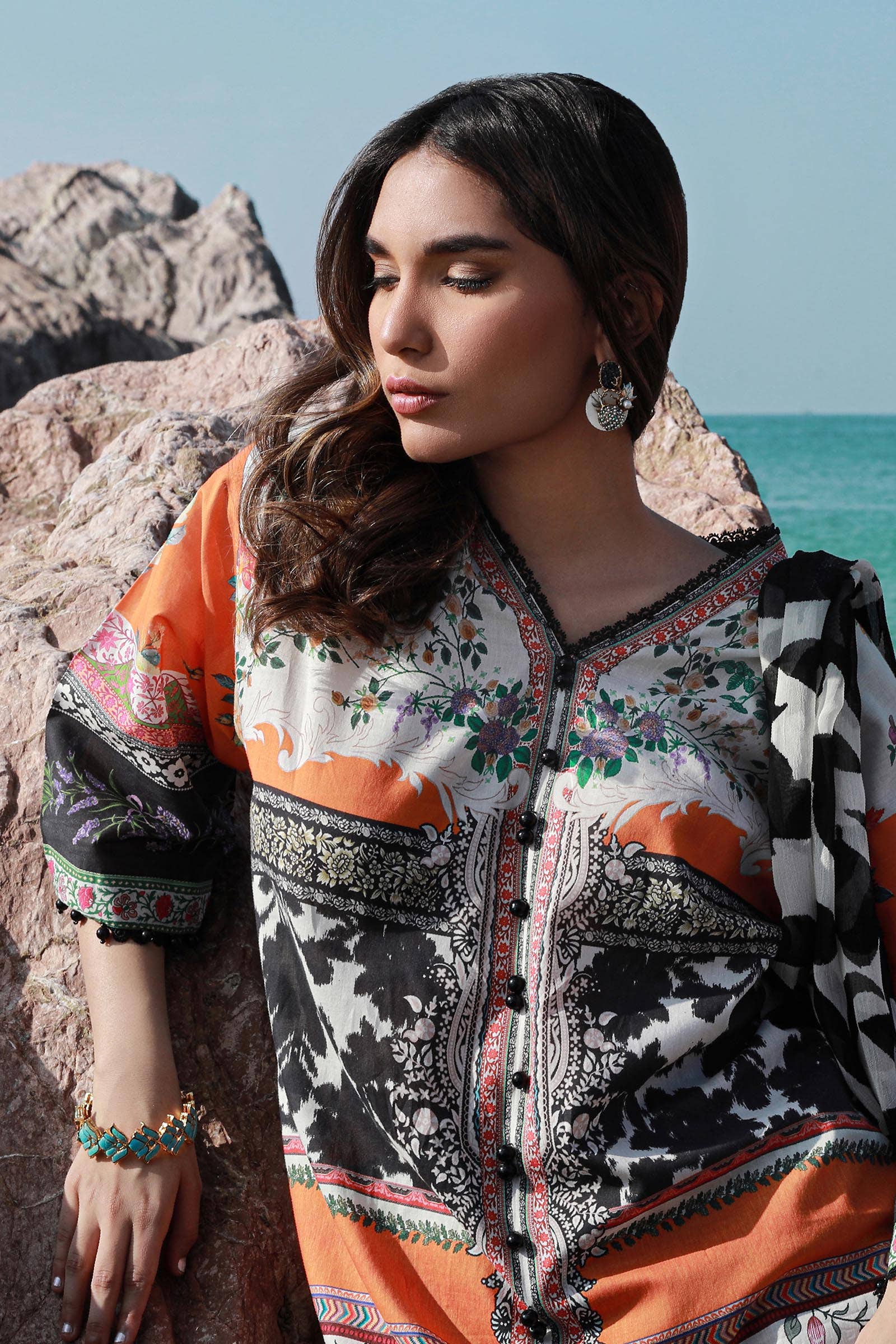Sana Safinaz | Mahay Spring 24 | H241-027B-2I - Aqsa Fabrics