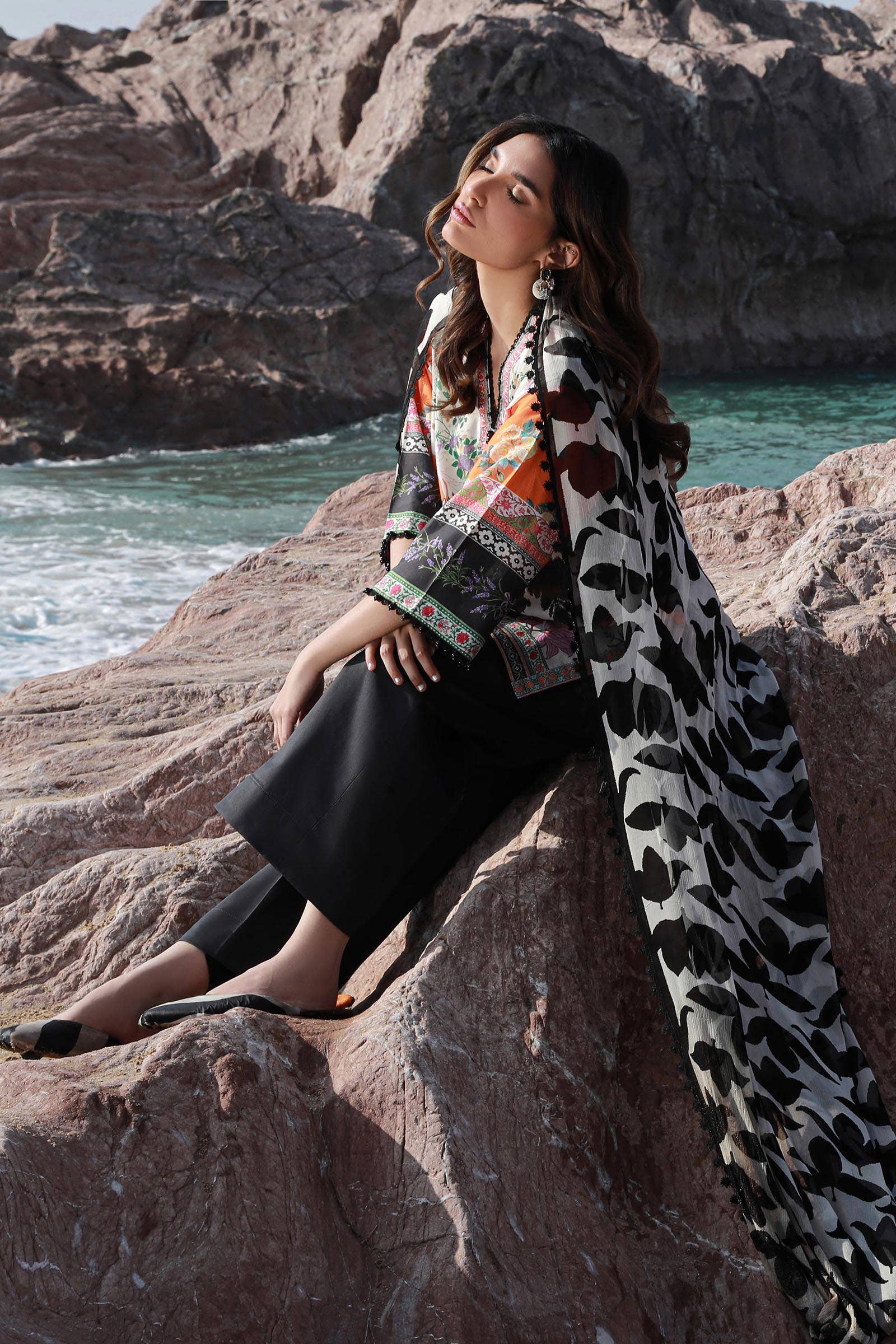 Sana Safinaz | Mahay Spring 24 | H241-027B-2I - Aqsa Fabrics